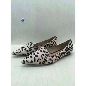 Linea Paolo Portia Women's Leopard Real Fur Printed Calf Hair Loafers Shoes 13 M